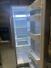 Load image into Gallery viewer, Samsung 25 cu. ft. Capacity Side-By-Side Refrigerator with LED Lighting Stainless Steel