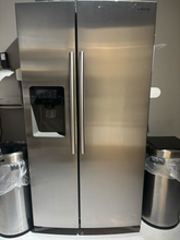 Load image into Gallery viewer, Samsung 25 cu. ft. Capacity Side-By-Side Refrigerator with LED Lighting Stainless Steel